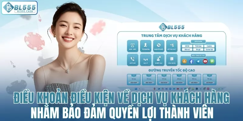 Điều khoản điều kiện về dịch vụ khách hàng